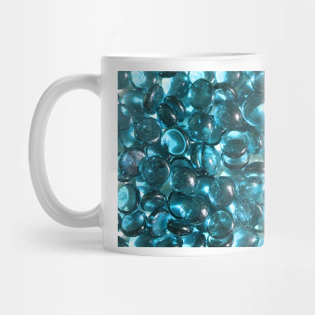 Blue Glass Stones by pinkal